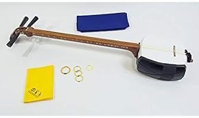 【美品】中棹 三味線 和楽器 弦楽器 三味線細棹